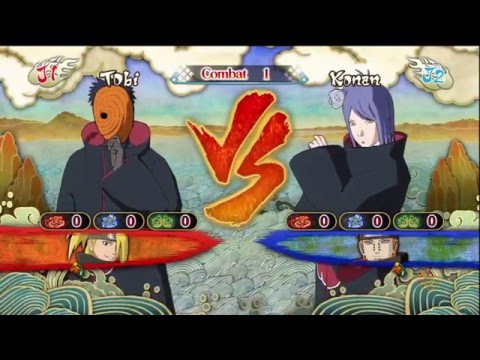 NSUNS3 offline Tobi (Shinobi) vs Konan (Acid Snake)
