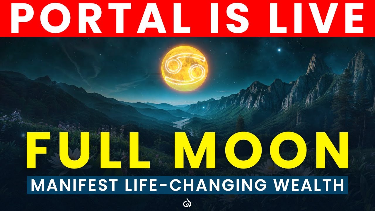 Full Moon Portal is Live: Enter the Cancer Full Moon Portal to Manifest Life-Changing Wealth