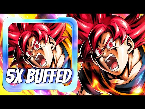 WHAT IS THIS DAMAGE!!! 5x ZENKAI BUFFED LF GOKU DESTROYS EVERYONE! (DB Legends)