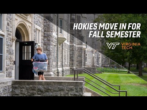 New Hokies move-in for the fall 2025 semester