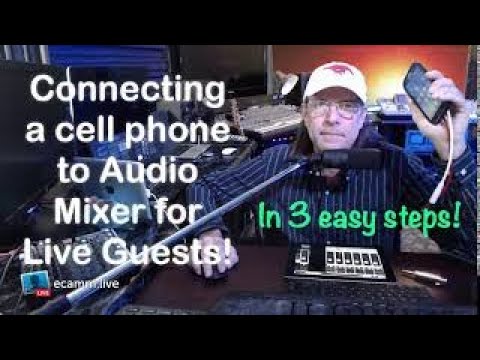 How to Connect a Phone to a Mixer
