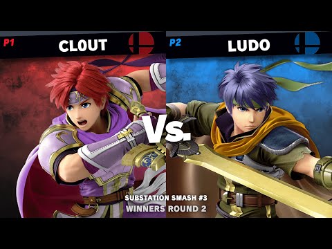 ~CAM~ Substation Smash #3 - Cl0ut (Roy) Vs. Ludo (Ike), Winners Round 2