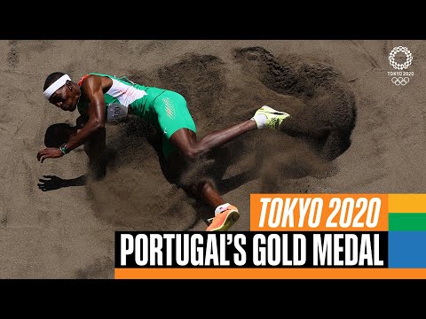 🇵🇹 🥇 Portugal's gold medal moment at #Tokyo2020 | Anthems