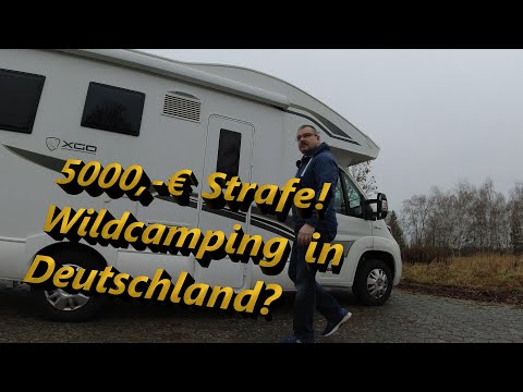 Wildcampen mit dem Wohnmobil: Regeln und Tipps für Deutschland - Vermeide hohe Strafen