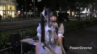 260809 アニソンシンガー 愛末莉叶 路上LIVE