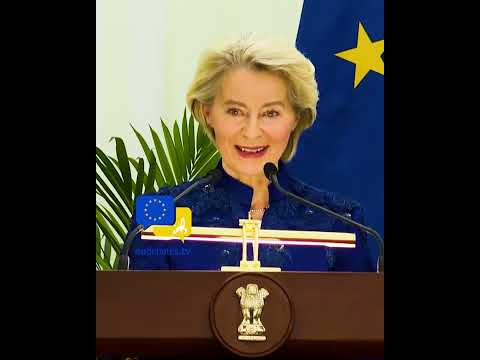 Video Thumbnail: Ursula von der Leyen: India’s Scale Meets Europe’s Innovation — Growth Without Dependencies!