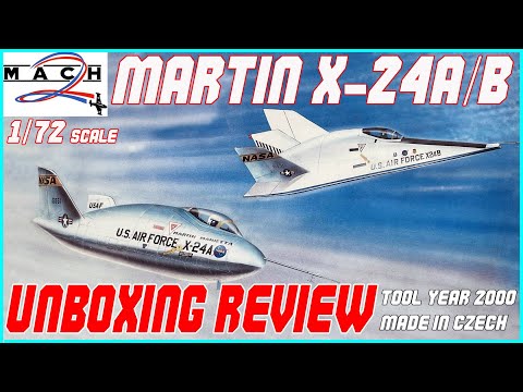 MACH 2 1/72 MARTIN MARIETTA X-24 A/B UNBOXING