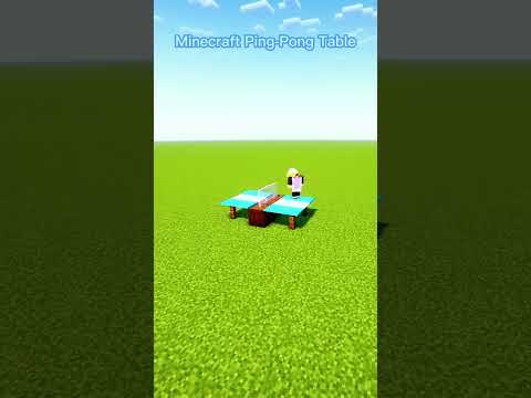 Crazy Minecraft Ping Pong Table Hack - Must See! #viral