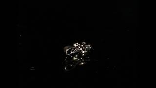 CI0001254 - 0.7 carat White Gold Flower Charm or Pendant