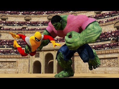 Incredible Monster War Hero Vs Spider Super Hero Video