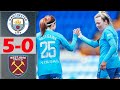 Manchester City vs West Ham Highlights  Women's Super League 23/24  April 21, 2024