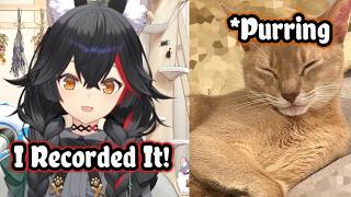 Mio Shows Off Her Cat's Adorable Purring
