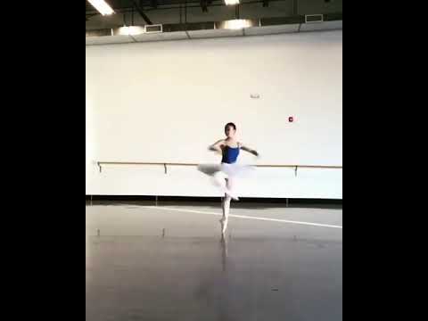 “@balletgirl328 doing a variation from « Satanela » 😲🎀 #ballet a”