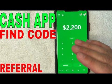 Part of a video titled How To Find Your Cash App Referral Code - YouTube