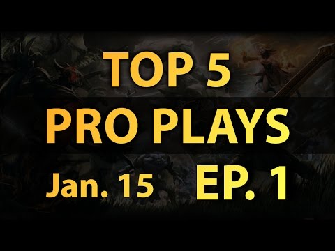 Dota 2 Top 5 Pro Plays Daily - Ep. 1 (1/15/2015)
