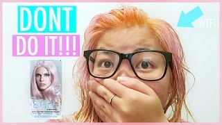 PINK HAIR GONE WRONG!
