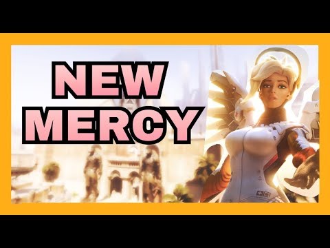 SOLO HEALS AS NEW MERCY! - OVERWATCH COMPETITIVE [TOP 500 4400 SR]