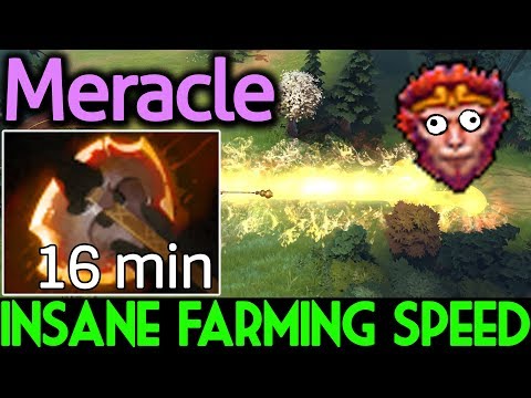 Meracle Dota 2 [Monkey King] Insane Farming Speed with Battle Fury