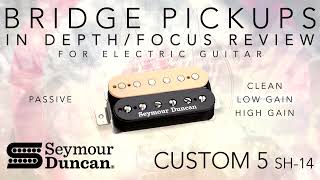 Video thumbnail for Seymour Duncan CUSTOM 5 SH-14 / TB-14 - Guitar Pickup In-Depth Full Demo Review (bridge) by Mike Stamper