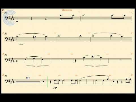 Bassoon - Moonlight Sonata - Beethoven - Sheet Music & Chords