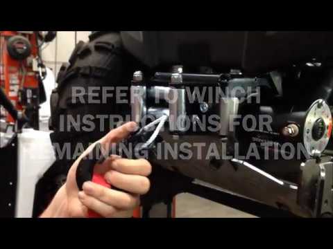 How to Install a Warn Front Plow Mount on the 2016 Polaris ACE