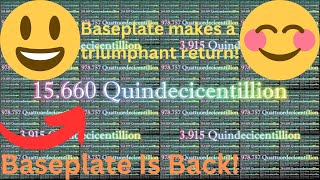 Baseplate Continues To 17.631 Viginticentillion Times! | S2 E2 | Baseplate Is Back!!!