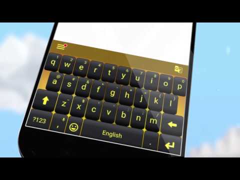 Yellow Keyboard Theme Video
