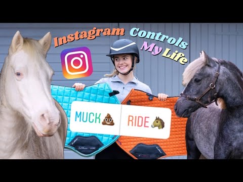 Instagram Controls My Horsey Life for 24 Hours! | This Esme AD