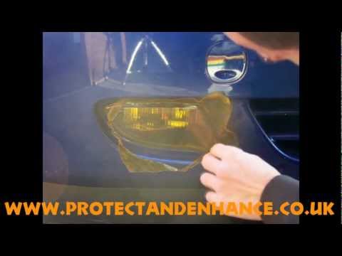 7 Steps showing How To Install Foglight Tint Film - DIY