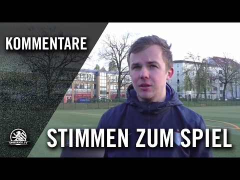 Die Stimme zum Spiel (1. FC Union Berlin II - FC Viktoria 1889 Berlin, U17 B-Junioren, Verbandsliga)