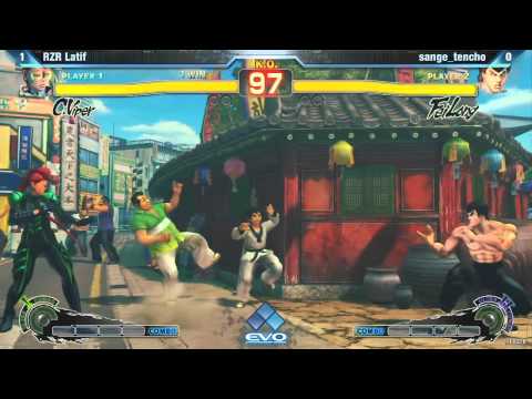 [EVO 2012 SSFIV AE] RZR Latif (C.Viper) vs sange_tencho (Fei Long)