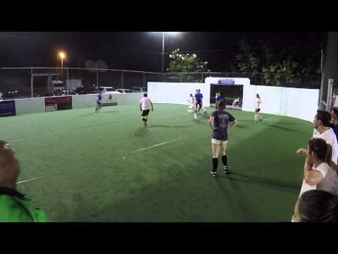Arena Soccer Playoffs Coed B Dos Toques vs. Hooligans 08/10/15