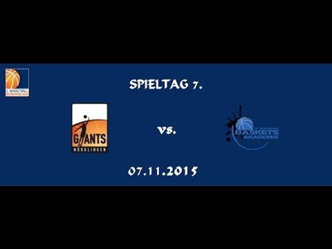 07.11.2015 Spieltag 7. Giants - TG Würzburg Baskets Akademie