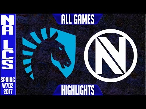 Team Liquid vs Envyus Highlights All Games - NA LCS W7D3 Spring 2017 - TL vs NV All Games