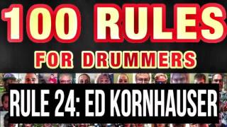 024: Ed Kornhauser | RULES FOR DRUMMERS
