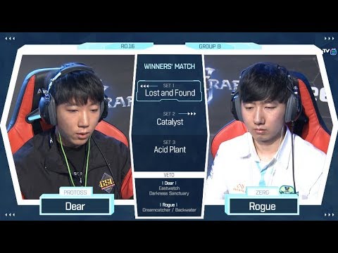 [2018 GSL Season 2] Code S Ro.16 Group B Match3 Dear vs Rogue