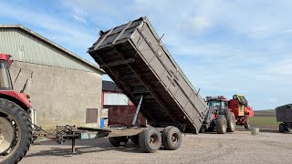 Remorque benne Spannm&aring;lsk&auml;rra 12 m&sup3;  med trev&auml;gstipp | Image 4 - Autoline