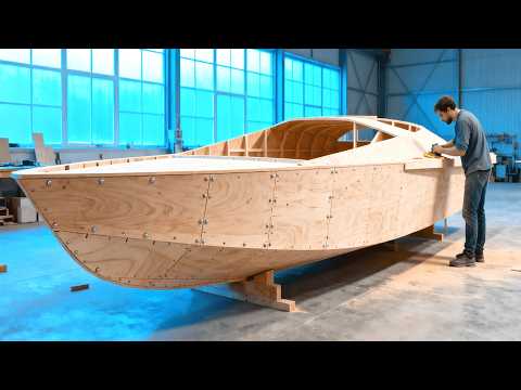 Man Turns Abandoned Boat into Full-Size Yacht | Complete Build by @Mr_Ho