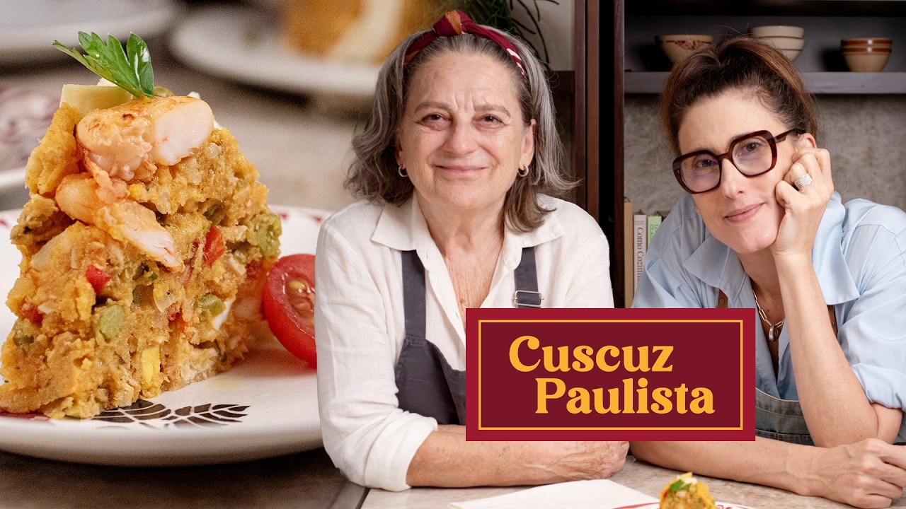 Nova Temporada! - Cuscuz Paulista com camarão da Mara Salles