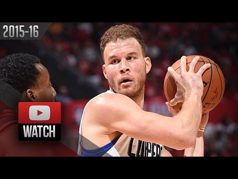 Blake Griffin Full Highlights vs Trail Blazers 2016 Playoffs R1G1 - 19 Pts, 12 Reb