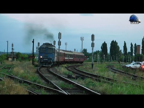 Fluieroasa/Whistle Loko 60-1356-9&Mecanic Super Engineer pe Seara/on Evening in Oradea 25 July 2017