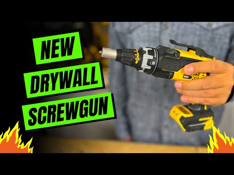 Oh yeah! Dewalt has a NEW 20V Max Drywall Screwgun - demo & review