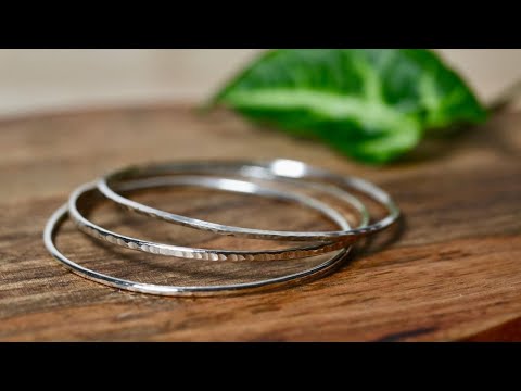 How to Make Silver Stacking Bangles - Jewellers Academy - (Part 1 of 2)