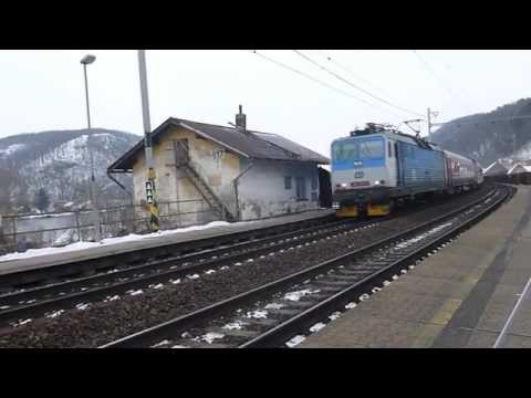 ČD 162.012 - Průjezd vlaku R 606 Ohře - Litochovice nad Labem, 23.2.2013
