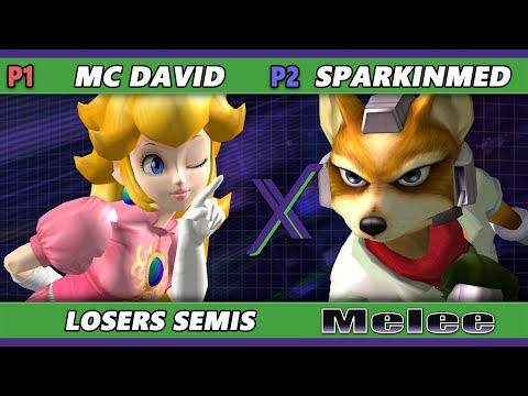 S@X 527 Losers Semis - MC David (Peach) Vs. SparkinMed (Fox) Smash Melee - SSBM