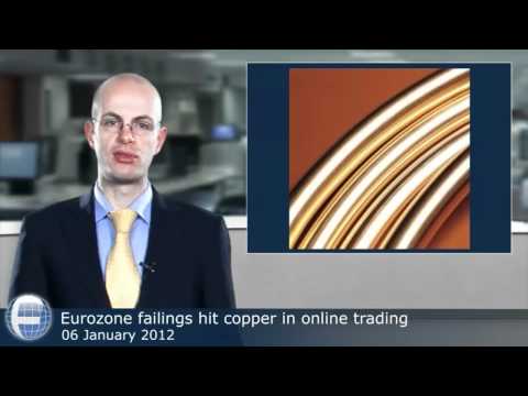 Eurozone failings hit copper in online trading