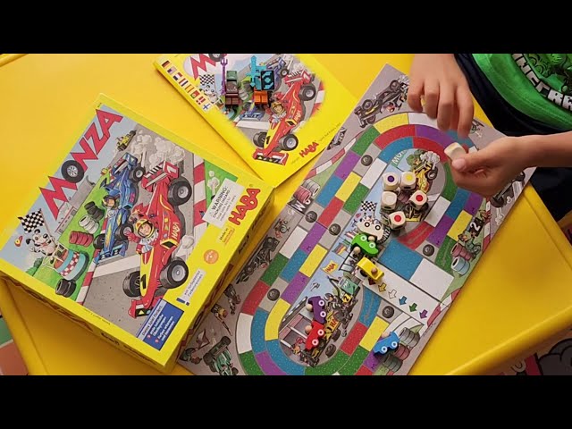 Vídeo relacionado con HABA 302247 - Monza, Juego Infantil de Mesa de Dados y Estrategia. Más 5 años