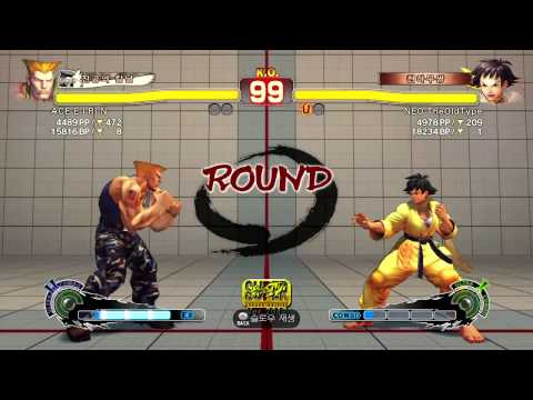 SSF4 AE 2012: ACE E I RI N (Guile) vs NEO TheOldType (Makoto) - 6