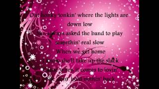 George Strait- She Lays It All On The Line Lyrics