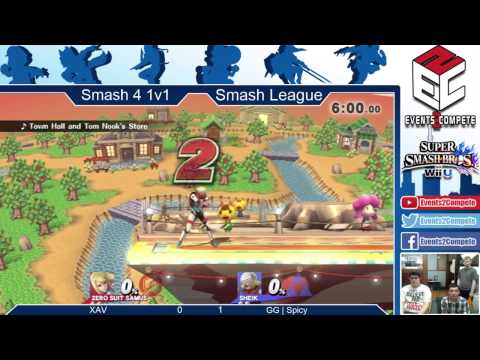 Iowa Smash Tournament Weekly #1 Singles: XAV (Zero Suit Samus) vs. Spicy (Sheik) - WB